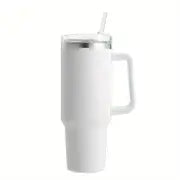 Insulated Tumbler with Straw & Handle