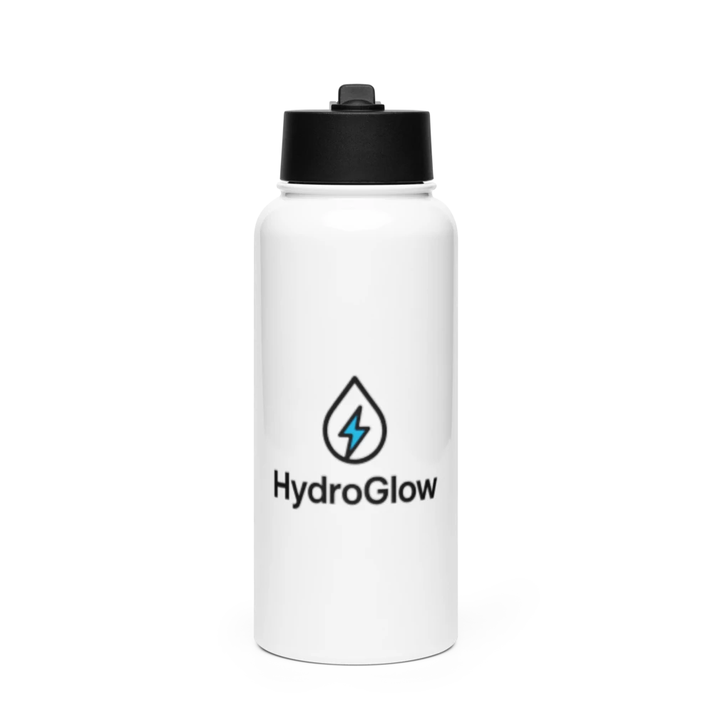 Stainless Steel Water Bottle with Straw Lid
