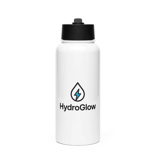 Stainless Steel Water Bottle with Straw Lid